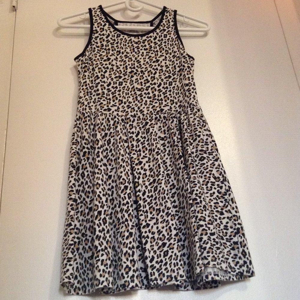 Children's Place Girls' Leopard Print Dress Sz. LG